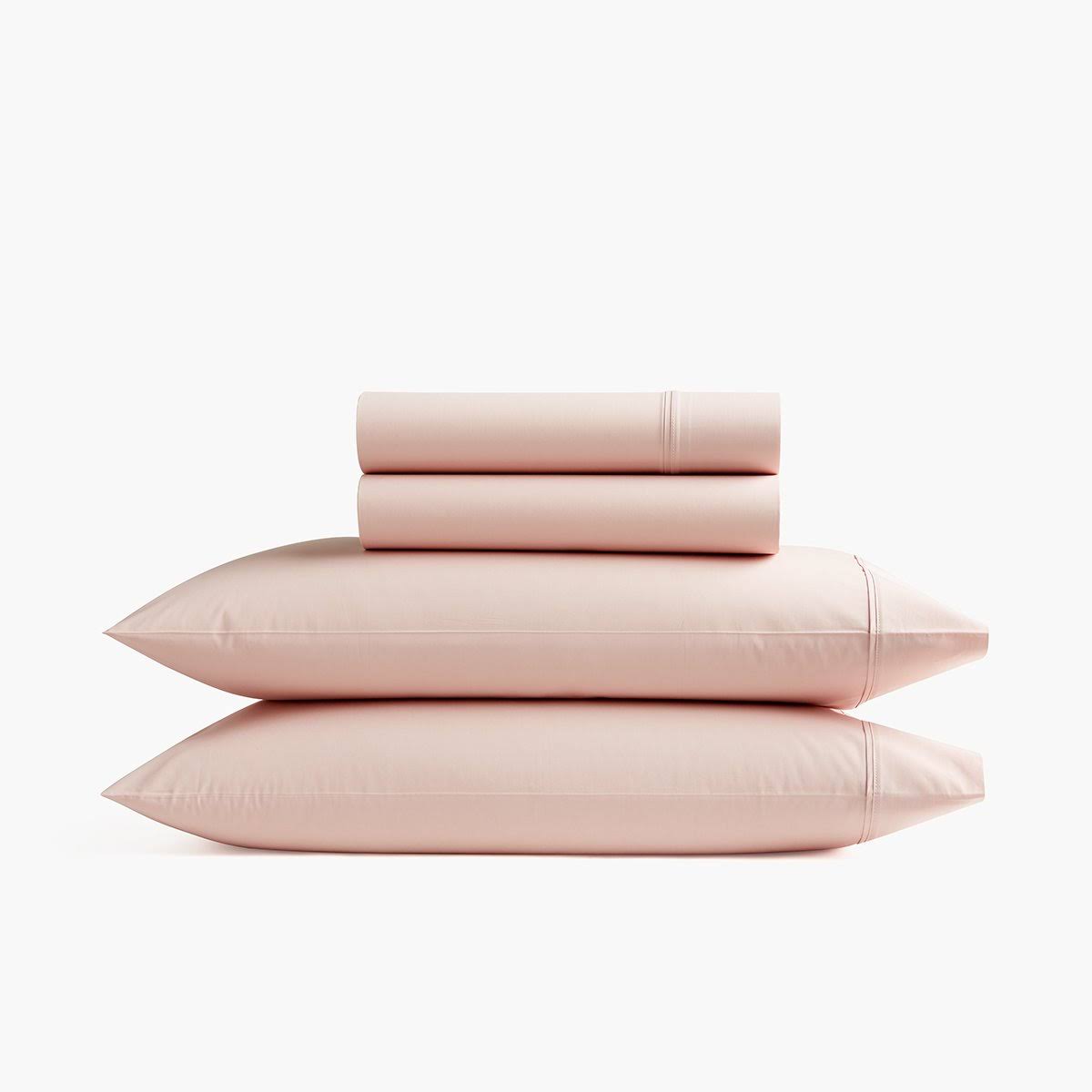 Organic Percale Sheet Set in Taupe, Size Cal King by Under The Canopy