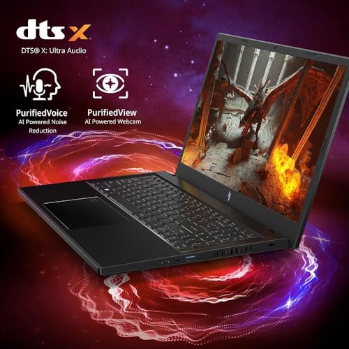 acer 2024 Newest Nitro V 15 Gaming Laptop, 15.6" 144Hz FHD IPS Display, Intel 10-Core i7-13620H, NVIDIA GeForce RTX 4060, 32GB DDR5 RAM, 1TB SSD, Microsoft Office Lifetime License & Windows 11 Pro
