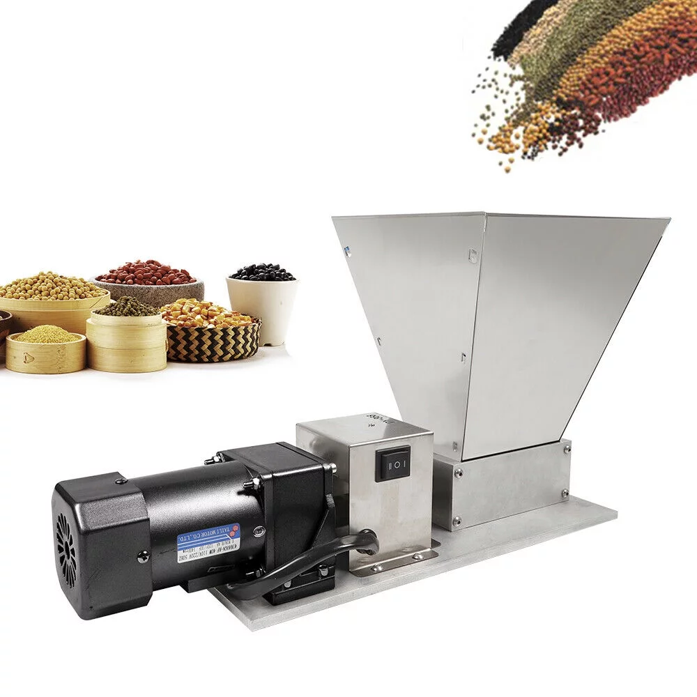 DENEST Electric Grain Grinder Grain Mill for Corn Bean Wheat Cereal Food Grade Stainless Steel Grinder
