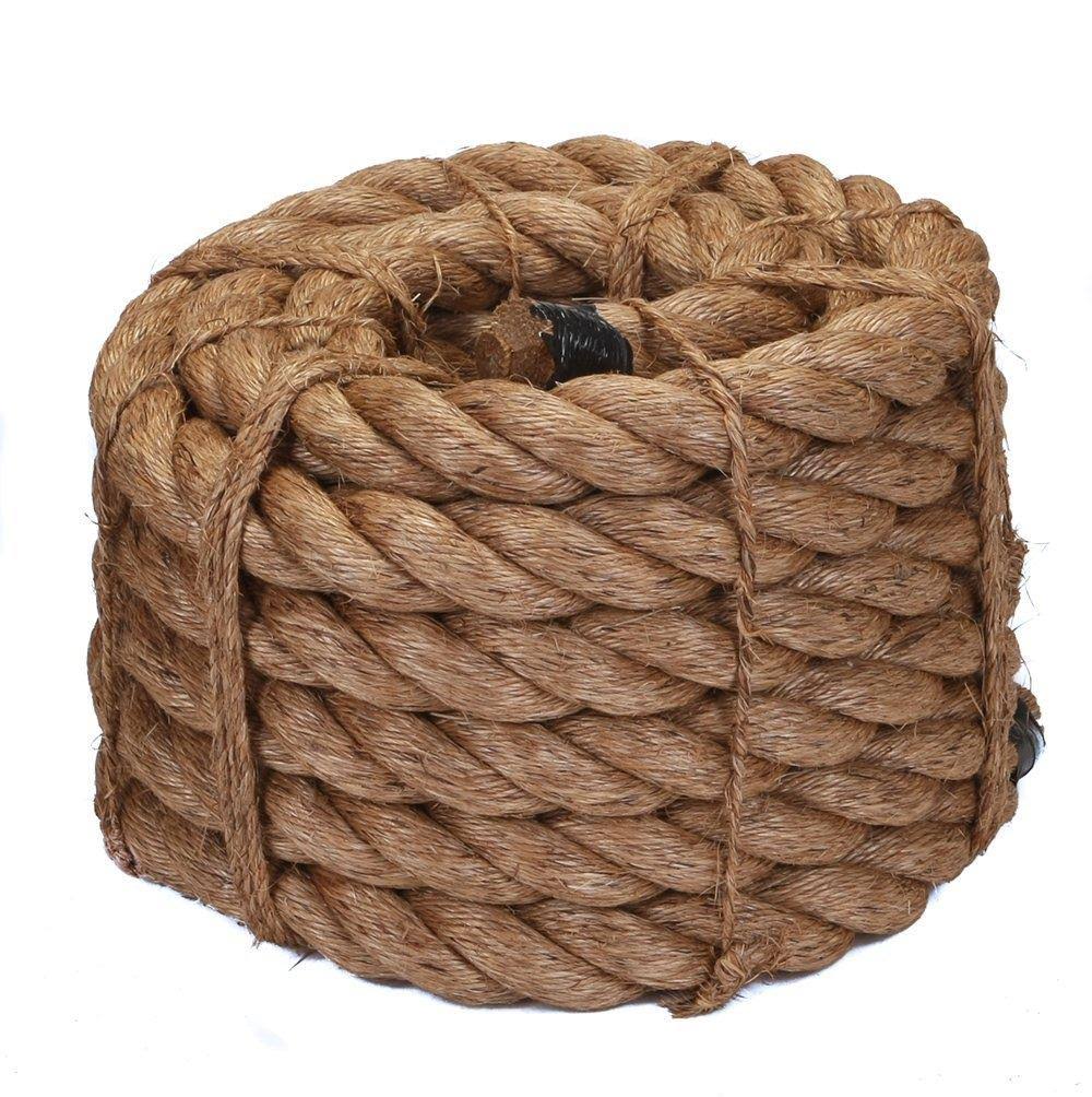 Ravenox Twisted Manila Rope - 1.25 inch x 100 Feet - 30355872776282