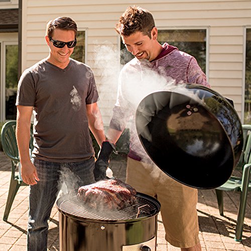 Weber 22-inch Smokey Mountain Cooker, Charcoal Smoker,Black