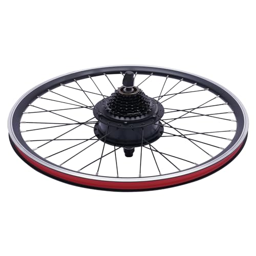 Electric Bicycle Motor Kit, 24 E-Bike Rear Wheel Conversion Kit, 36V 500W E-Bike Cycling Hub Conversion Dual Mode Controller, Electric Bike Conversion Kit with Display