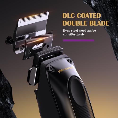SUPRENT PRO Professional Hair Clippers for Men - High Torque Brushless Motor & Detachable Blade - Cordless Hair Clipper Set for Barbers with Charging Base - Premium Gift Hair Clipper Kit