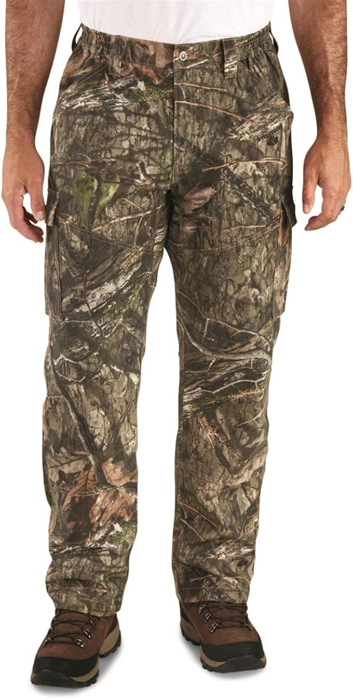 Guide Gear 6 Pocket Camo Pants for Men for Hunting in Mossy Oak with Cargo Pockets