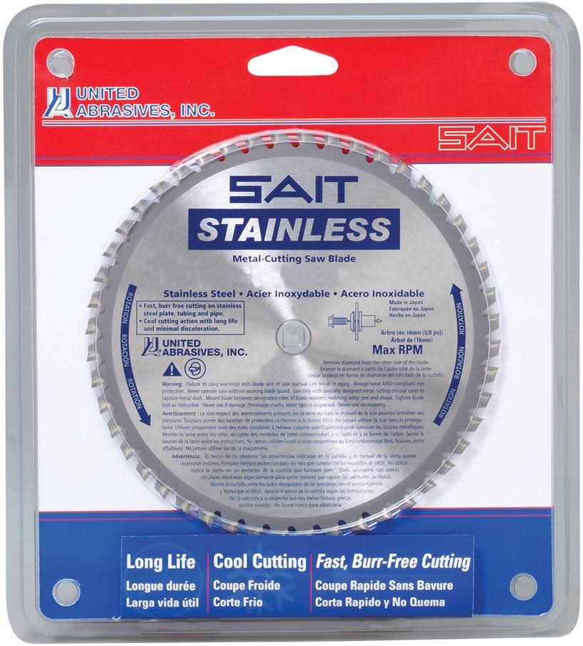 United Abrasives 14′′ x 1′′ Metal Saw Blade 90T SS | 77977