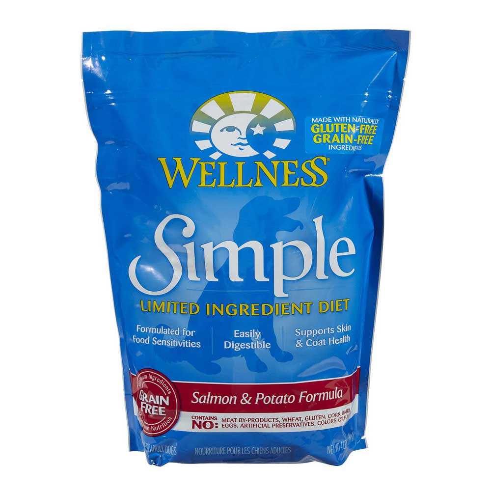 Wellness Simple Limited Ingredient Diet Grain Free Salmon &amp; Potato Natural Dry Dog Food - Pet Supplies online store