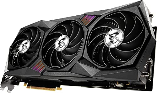 MSI Gaming GeForce RTX 3080 Ti Gaming X Trio 12G Computer Gaming Graphics Card 12GB GDRR6X 320-Bit HDMI/DP Nvlink Torx Fan 3 Ampere Architecture OC, NVIDIA GPU Video Cards for Gaming PC (Renewed)