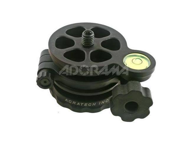 Acratech | Leveling Base, with 3/8in. Tripod Thread - Supports 25 lb