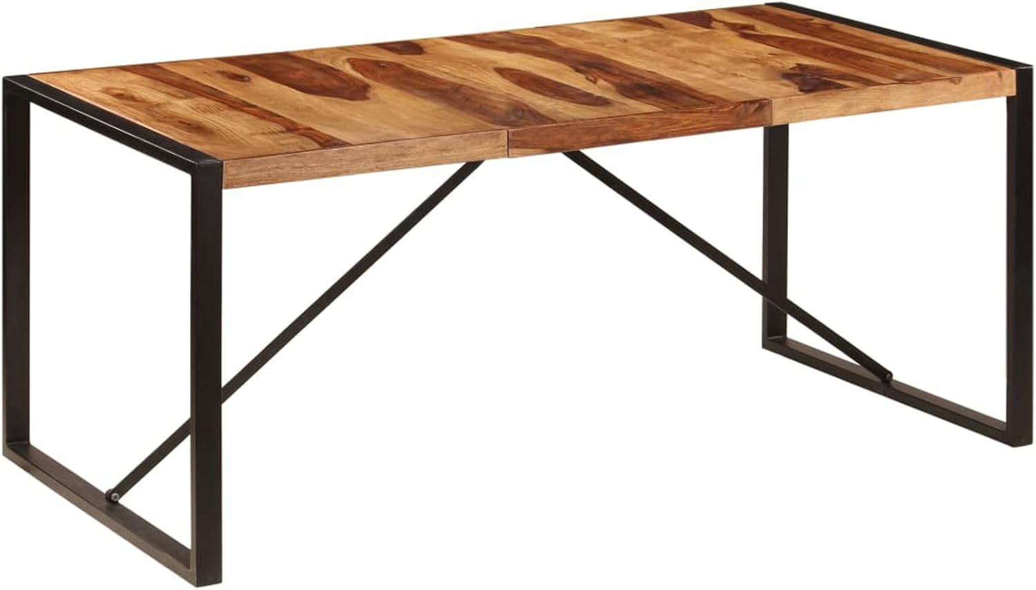 Dining Table Mesa De Comedor Redonda Wood Dining Room Table Dinner Table Wood Mesa De Madera Para Comedor 70.9"x35.4"x29.5" Solid Sheesham Wood