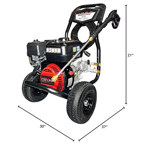 Simpson Cleaning 3400 PSI Gas Pressure Washer, 2.5 GPM Power Washer for Residential Use, CRX Engine, 25-Foot MorFlex Hose, Clean Machine, 49-State (CM61083)