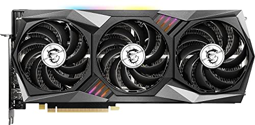 MSI Gaming GeForce RTX 3080 Ti Gaming X Trio 12G Computer Gaming Graphics Card 12GB GDRR6X 320-Bit HDMI/DP Nvlink Torx Fan 3 Ampere Architecture OC, NVIDIA GPU Video Cards for Gaming PC (Renewed)