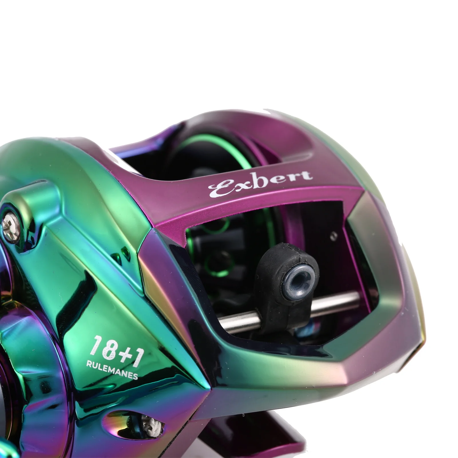 Exbert Colorful Baitcasting 18 Plus 1 Fishing Reel with High Speed 6.3: 1 Gear Ratio Magnetic Brake System