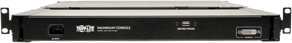 Tripp Lite Rack Console 1URM DVI, VGA for KVM Switch, 19" LCD 1080p Rack-Mount TAA (B021-000-19-HD2)