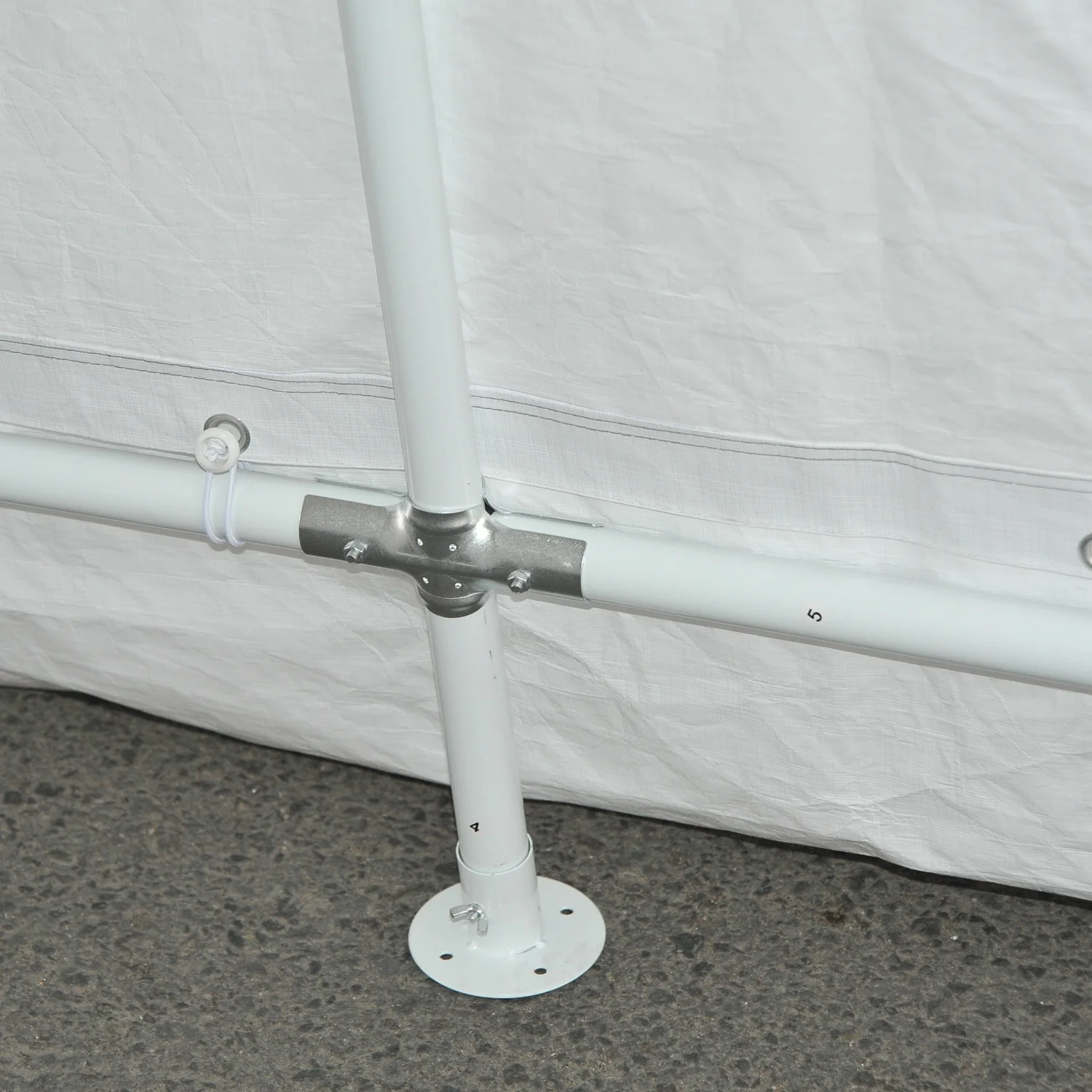 Outsunny 12' x 20' Heavy Duty Caport Canopy Tent and Drainage Holes Grey
