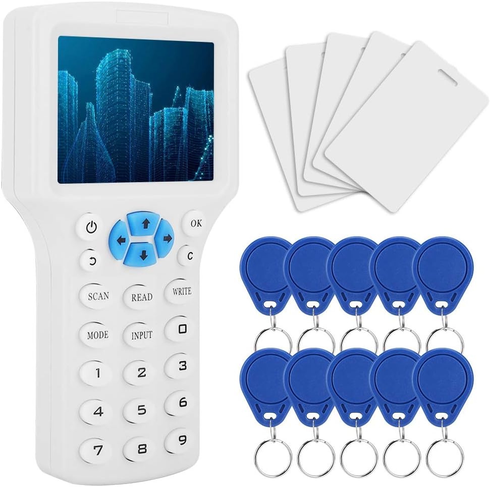 Multi Frequency Identification RFID ID Card, RFID ID Card Writer, Access Control Copy Machine Reader Kit for crack most card encryption