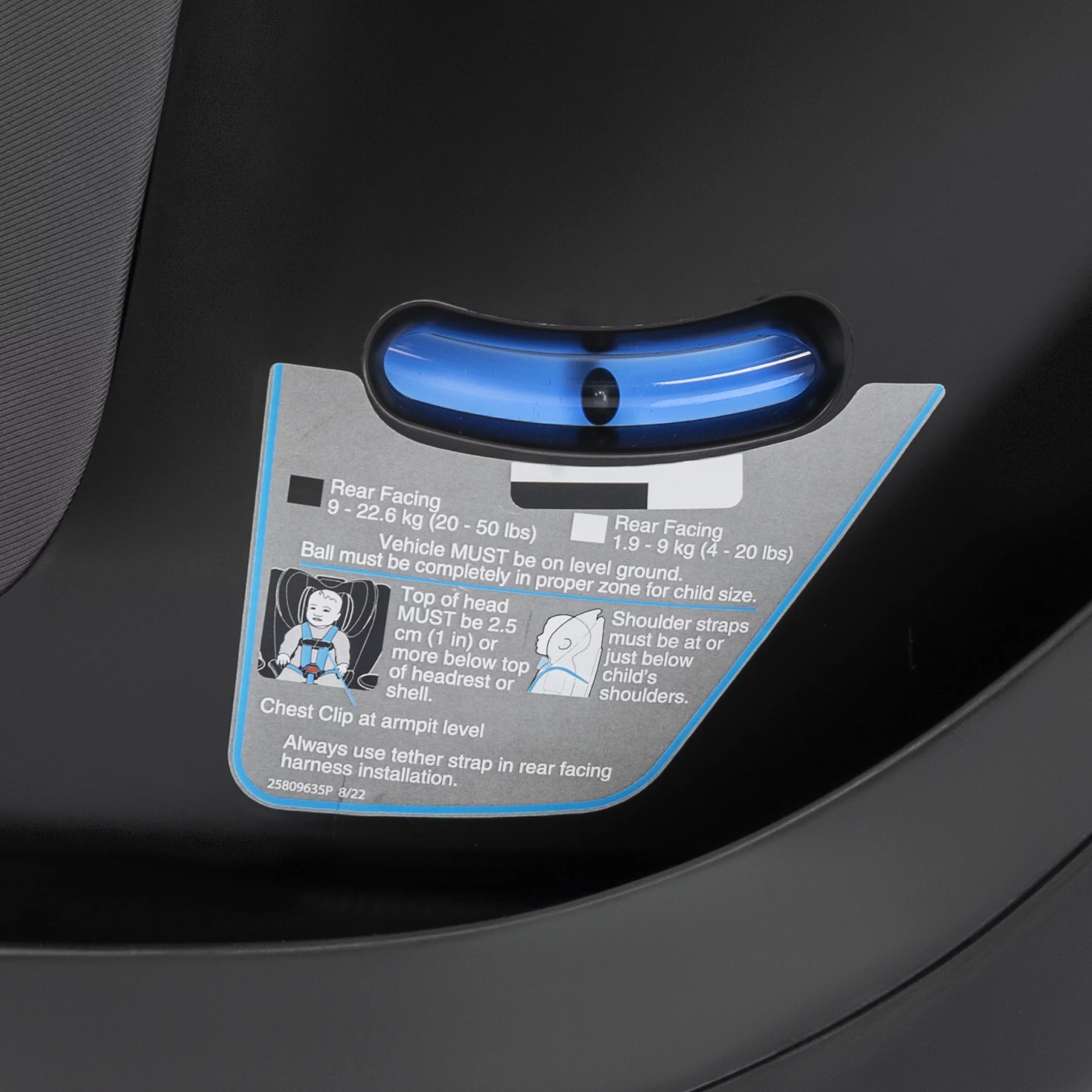 Revolve360 Slim 2-in-1 Rotational Car Seat with Quick Clean Cover (Stow Blue)