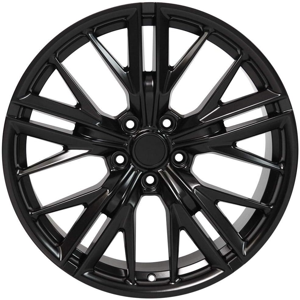 OE Wheels LLC 20 inch Rim Fits 5x120 Camaro CV25 20x8.5 Satin Black Wheels Hollander: 5773