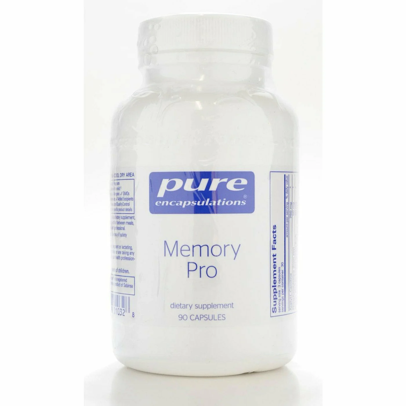 Memory Pro by Pure Encapsulations - Kansas Nuitrition - HNZSDS