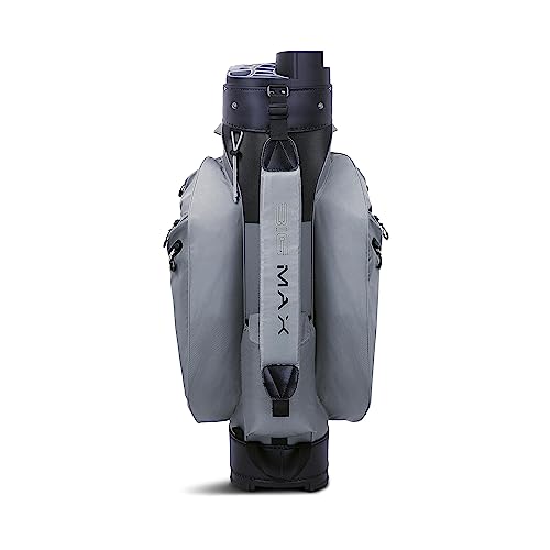 Big Max Dri Lite Silencio 2 - Waterproof Golf Cart Bag with Protective 14 Way Golf Club Divider Organizer Top, Water-Proof Zipper Pockets and Integrated Cooler Bag for Beverages