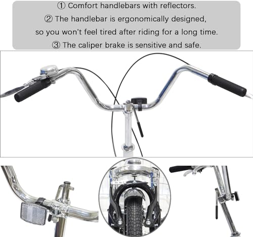 Adult Tricycle 7 Speed,Tricycle Adult Folding Bicycle 3 Wheel Bike Adult, 20in Wheels Cruiser Bikes with Multifunctional Cargo Basket for Seniors, Women, Men