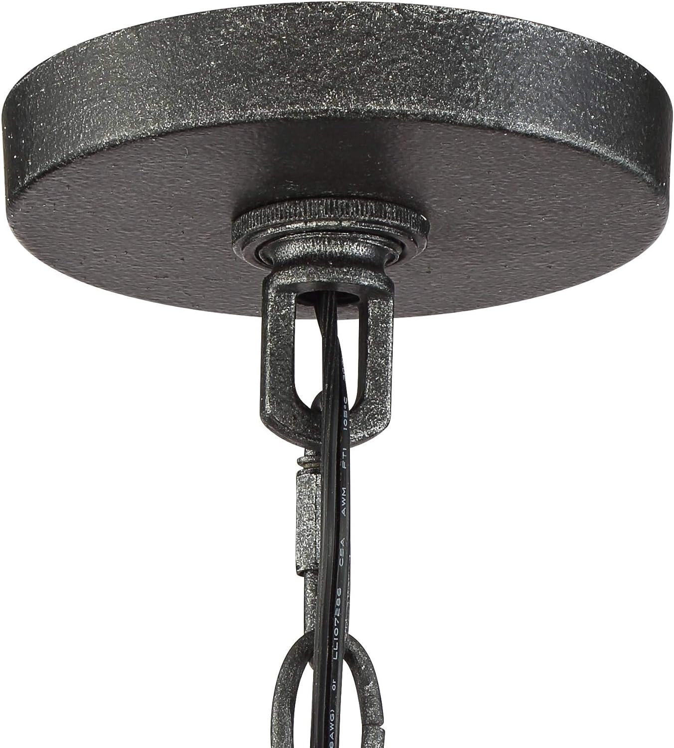 Markham Black Ash Wood Wagon Wheel Chandelier 24" Wide Rustic Farmhouse Industrial 6-Light Fixture for Dining Room House Foyer Entryway Kitchen Bedroom Living Room High Ceilings - Franklin Iron Works