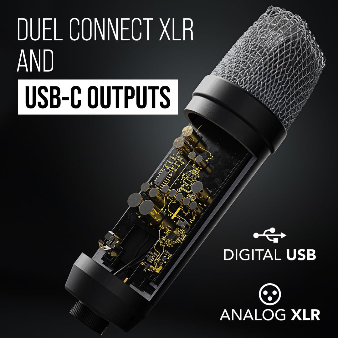 RØDE NT1 5th Generation Large-Diaphragm Studio Condenser Microphone with XLR and USB Outputs & Focusrite Scarlett Solo 3rd Gen USB Audio Interface