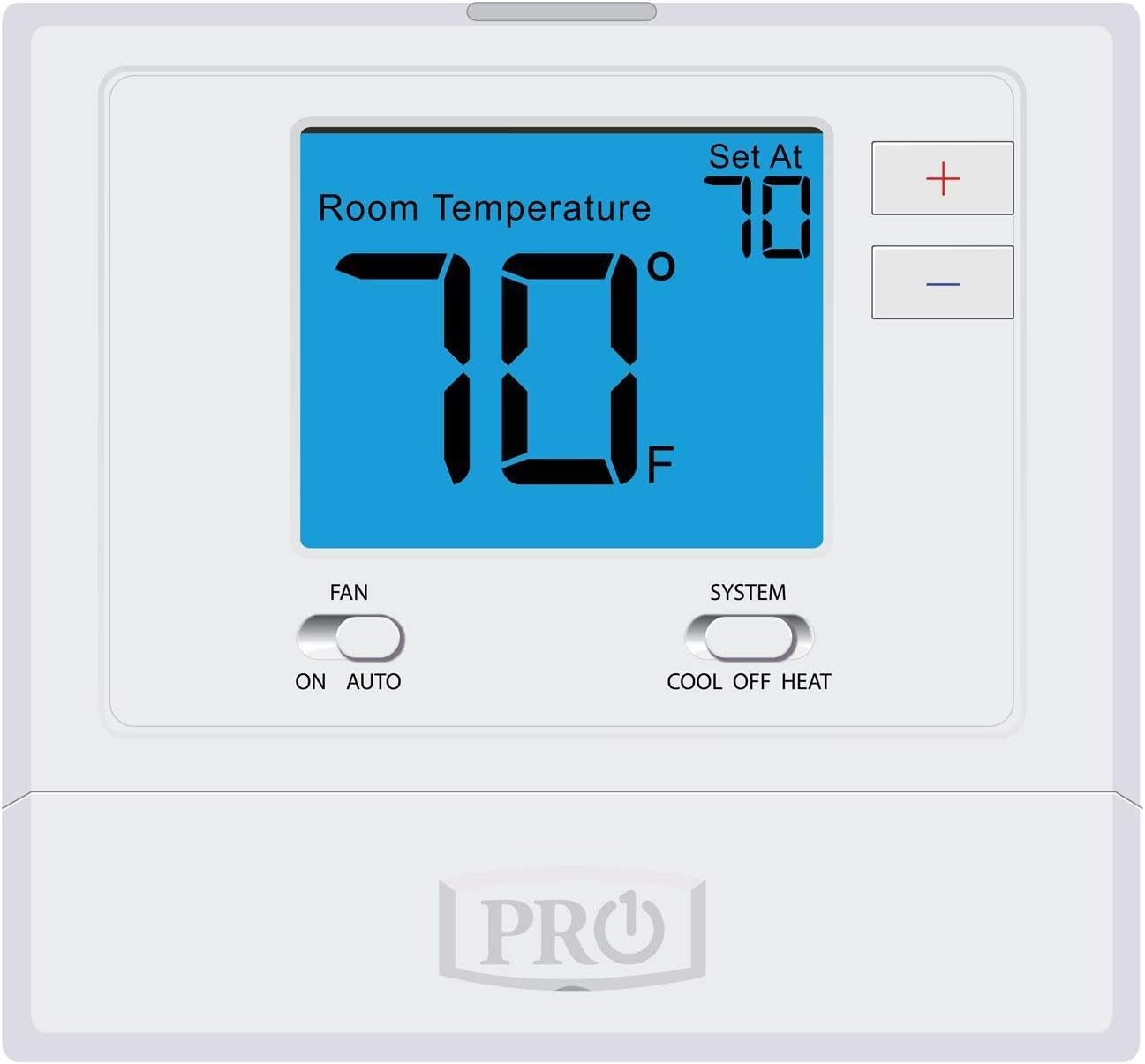 Pro1 Iaq T701 Digital Non-Programmable Thermostat (1H/1C) Pack of 2