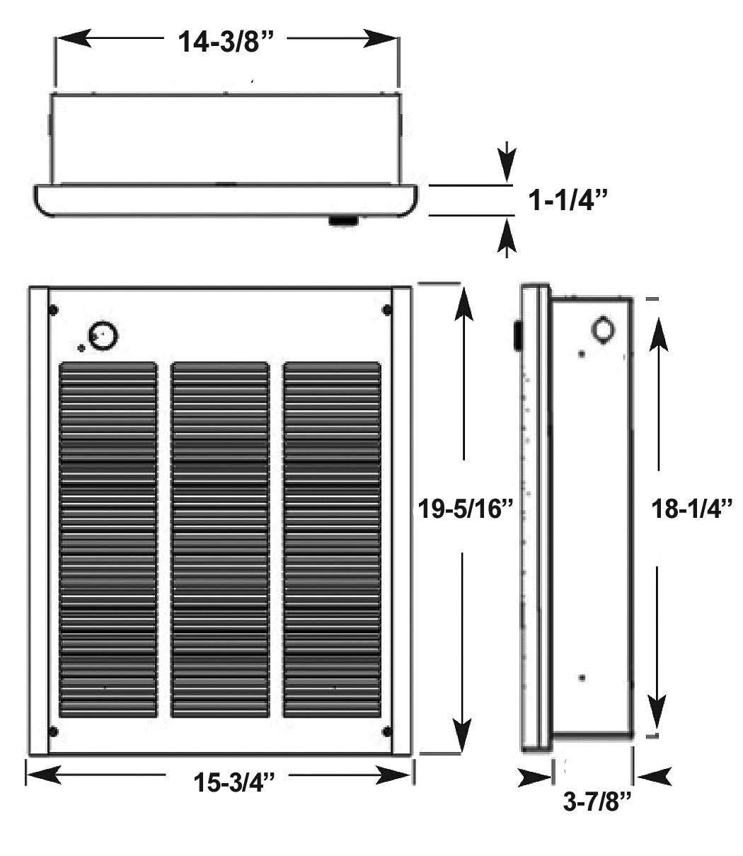 Fahrenheat Electric Heater Fan Forced Air