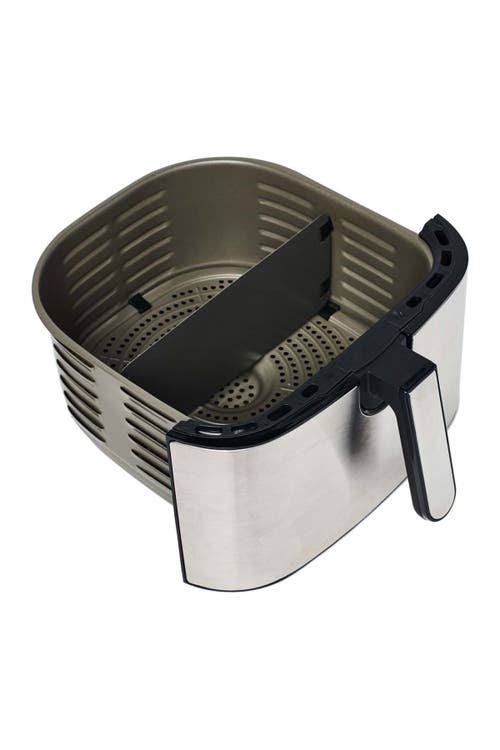 Yedi Evolution Air Fryer, 6.8 Quart, Stainless Steel, Ceramic Cooking Basket, with Deluxe Accessory Kit and Recipe Book