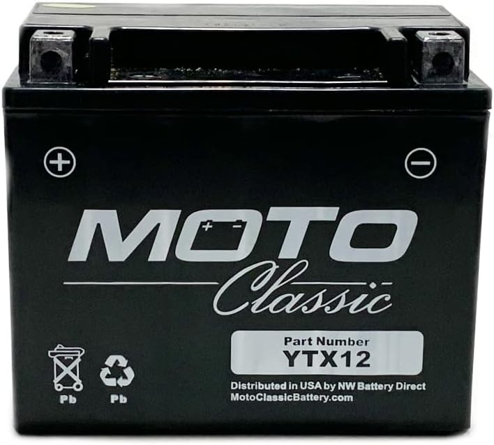 Moto Classic YTX20CH Maintenance Free Sealed AGM 270CCA Battery