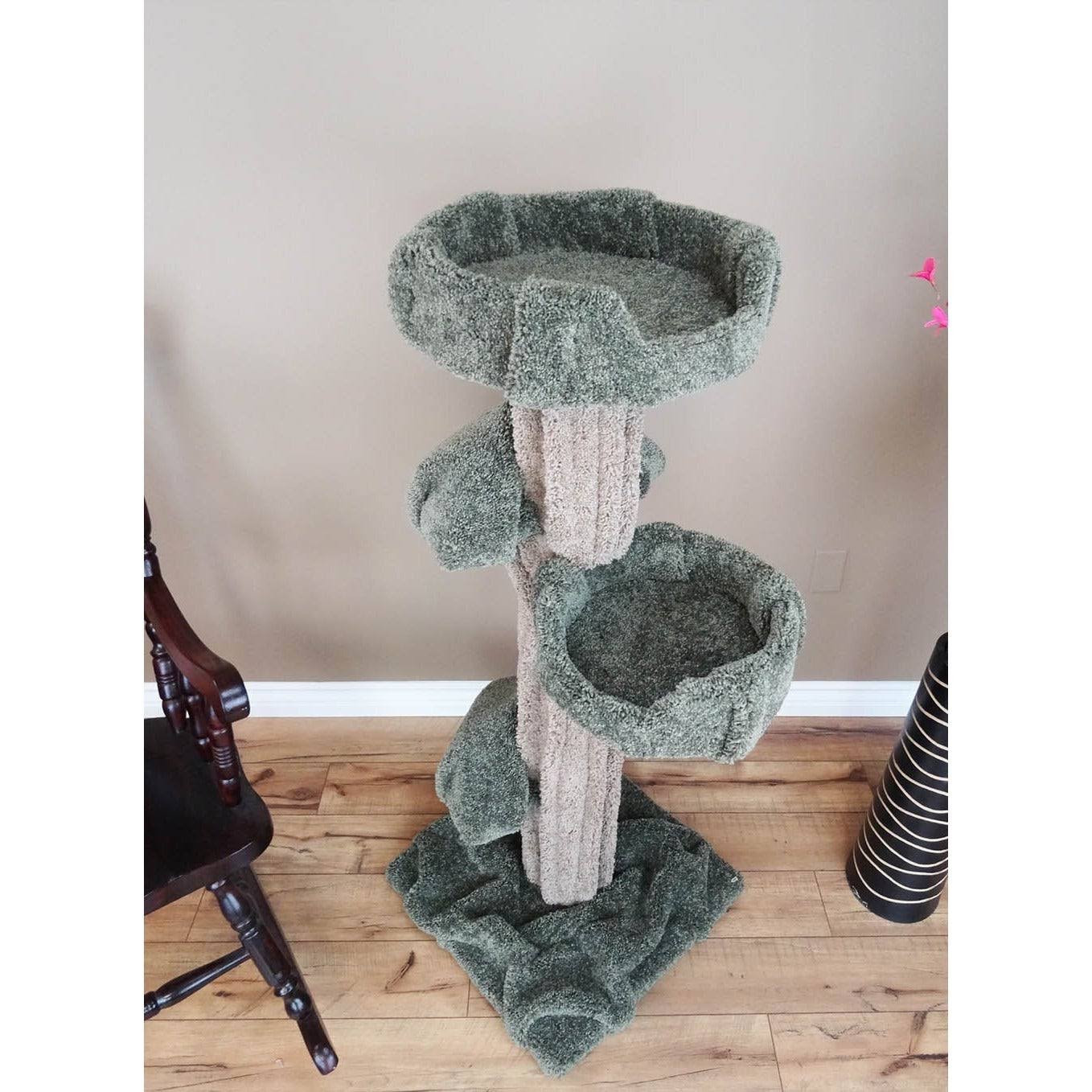 New Cat Condos Premier Cat Play Tree, Brown, Large