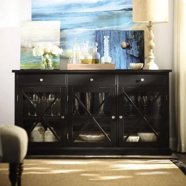 Home Decorators Collection Hampton Black Buffet