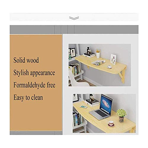 Computer Wall Mounted Folding Folding Dining Table Dining Table Small Folding Heavy Duty Dining Table Perfect Addition to Laundry/Home OneColor-120 40cm / 48 16inch