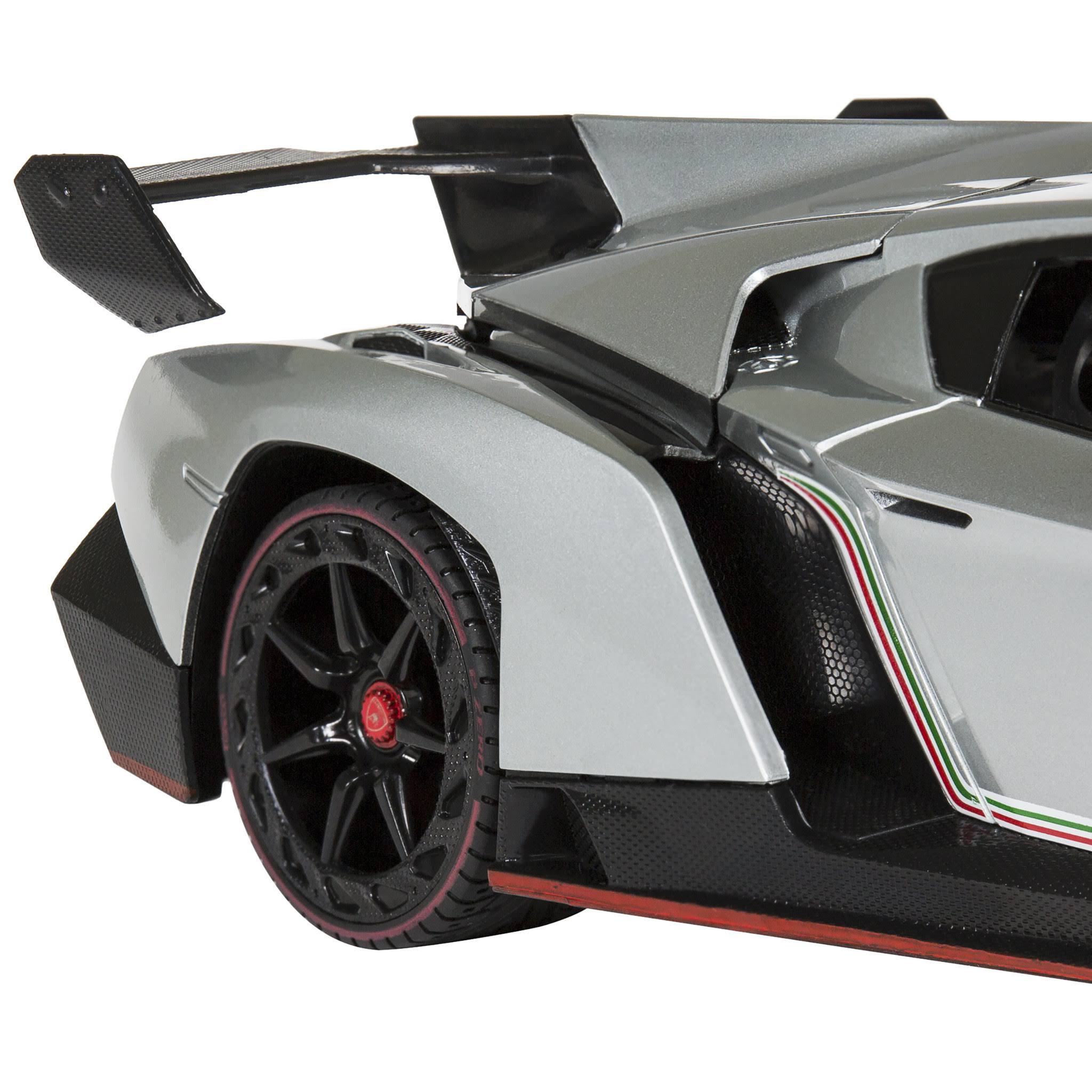 Best Choice Products RC Lamborghini Veneno Gravity Sensor Radio Remote Control Car - 1/14 Scale - Silver