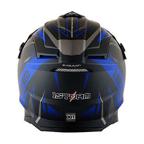 1Storm Adult Motocross Helmet BMX MX ATV Dirt Bike Downhill Mountain Bike Helmet Racing Style H637