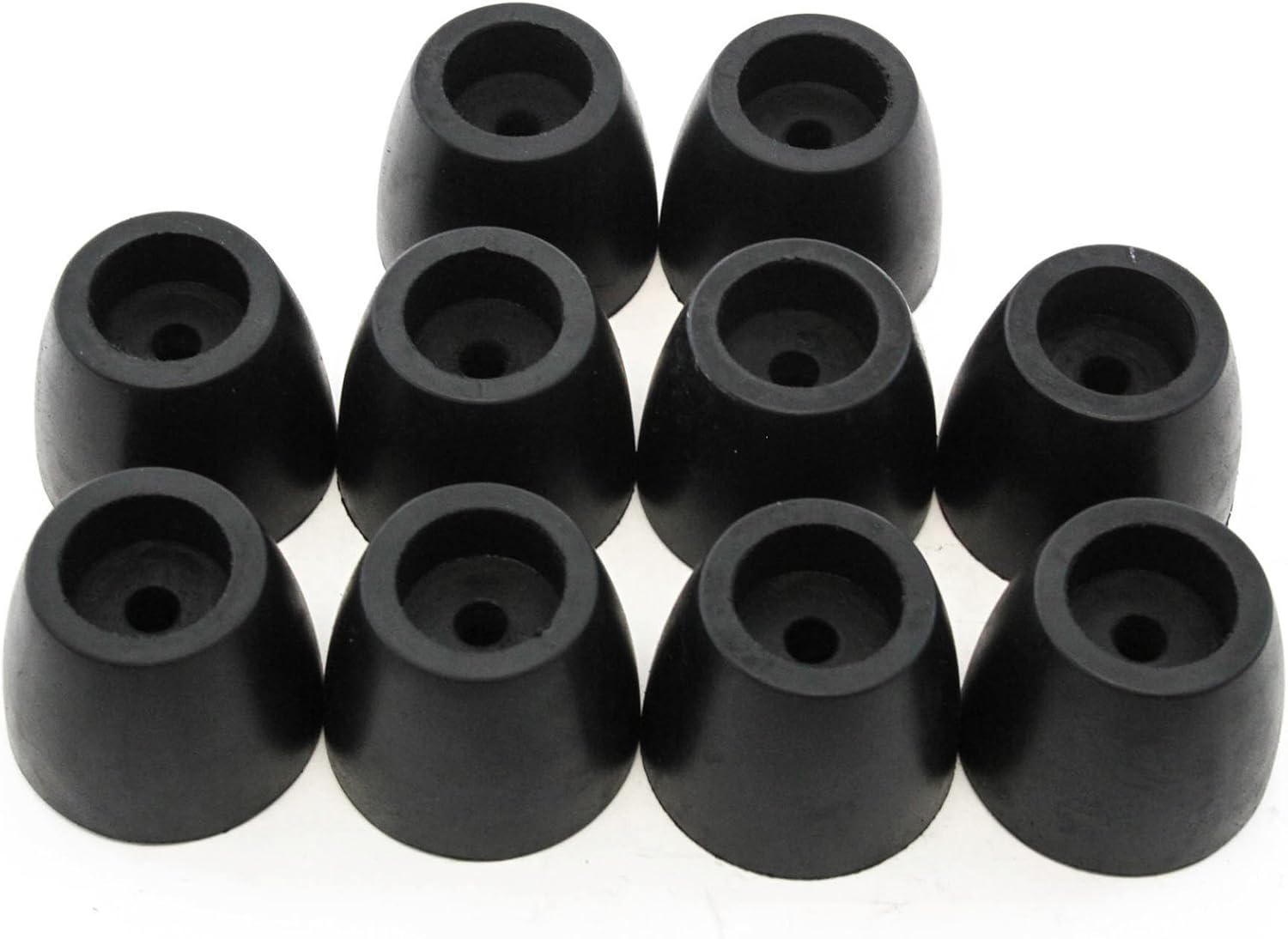 Red Hound Auto 10 Rubber Bumpers Trailer Compatible with Ramp Door Truck 2 Inches Thick Cone Replacement Cargo Stop Pack of 2