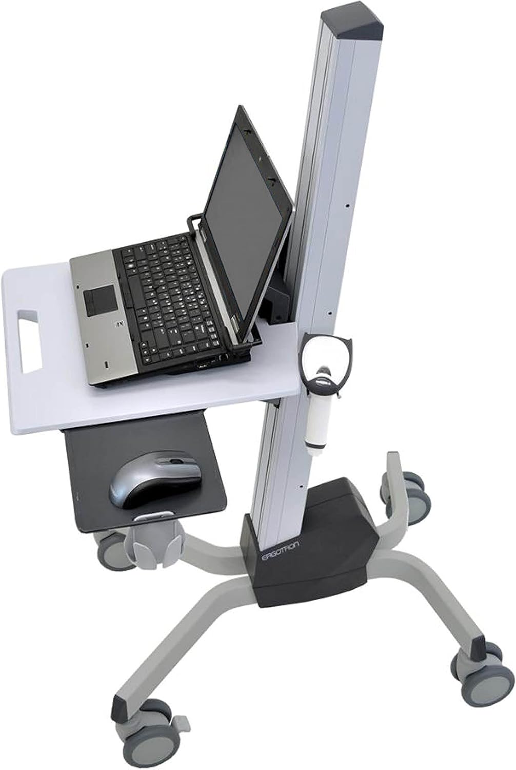 Ergotron – Neo-Flex Rolling Laptop Cart, Mobile Standing Desk Workstation – Laptop, Grey