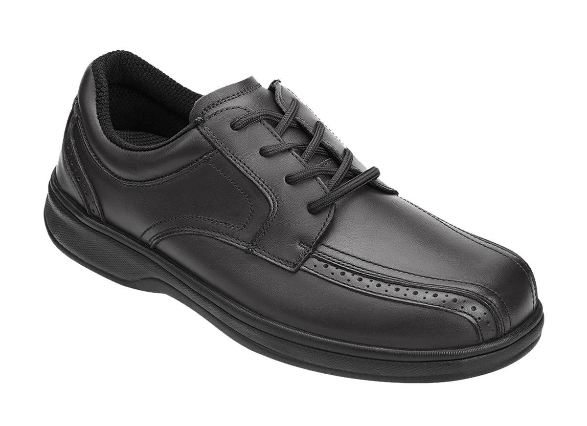 OrthoFeet Men&s Gramercy, Size: 13, Black