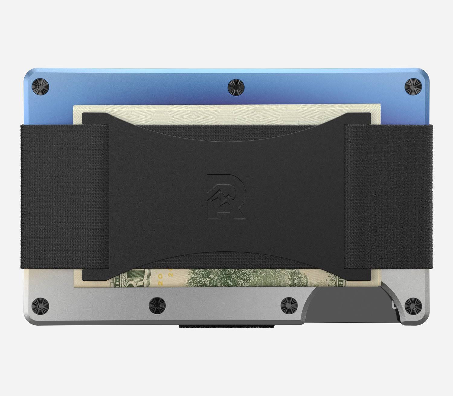 The Ridge RFID Wallet | Titanium - Burnt | Cash Strap