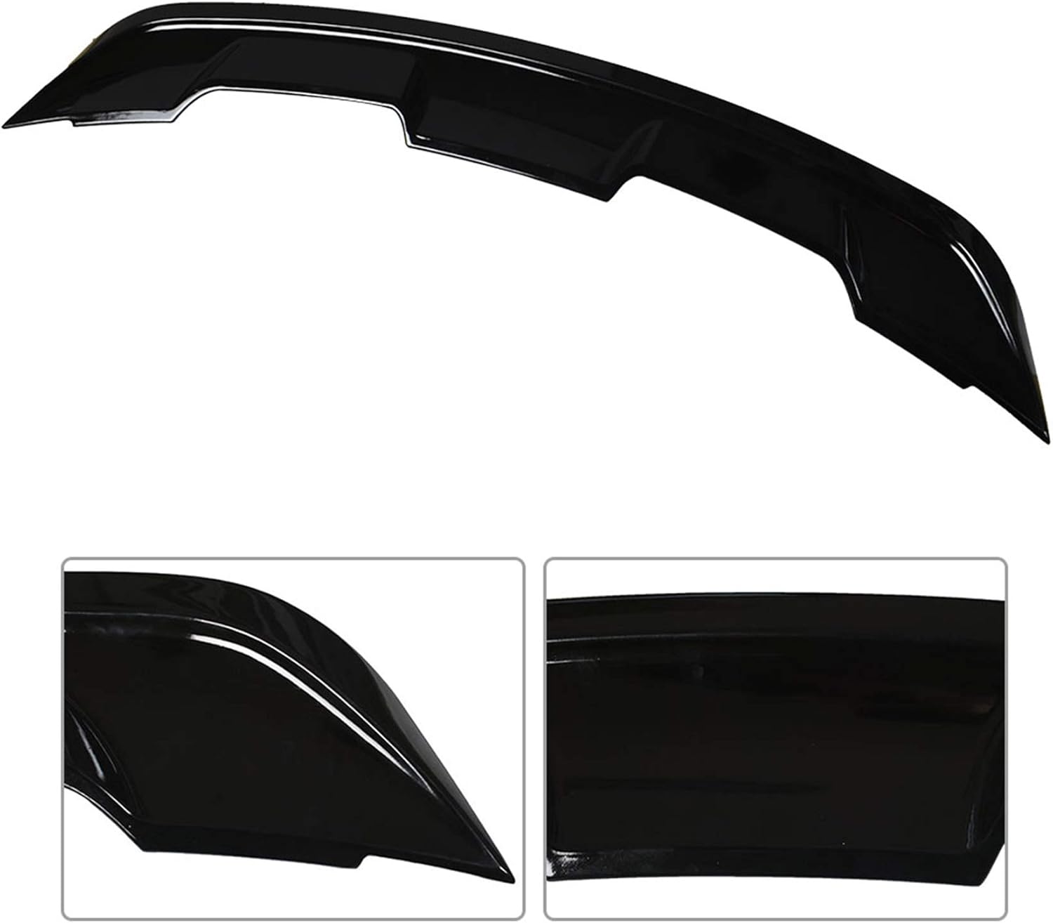 Trunk Spoiler Wing Painted Glossy Black Wing Spoiler Fit for 2015-2020 Ford Mustang GT350 GT500 Style