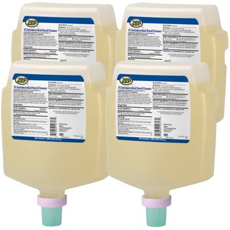 Zep Fuzion Antimicrobial Hand Sanitizer/Cleaner Refill 133816 1200ml (Case of 4) - Dispenser Sold Separately