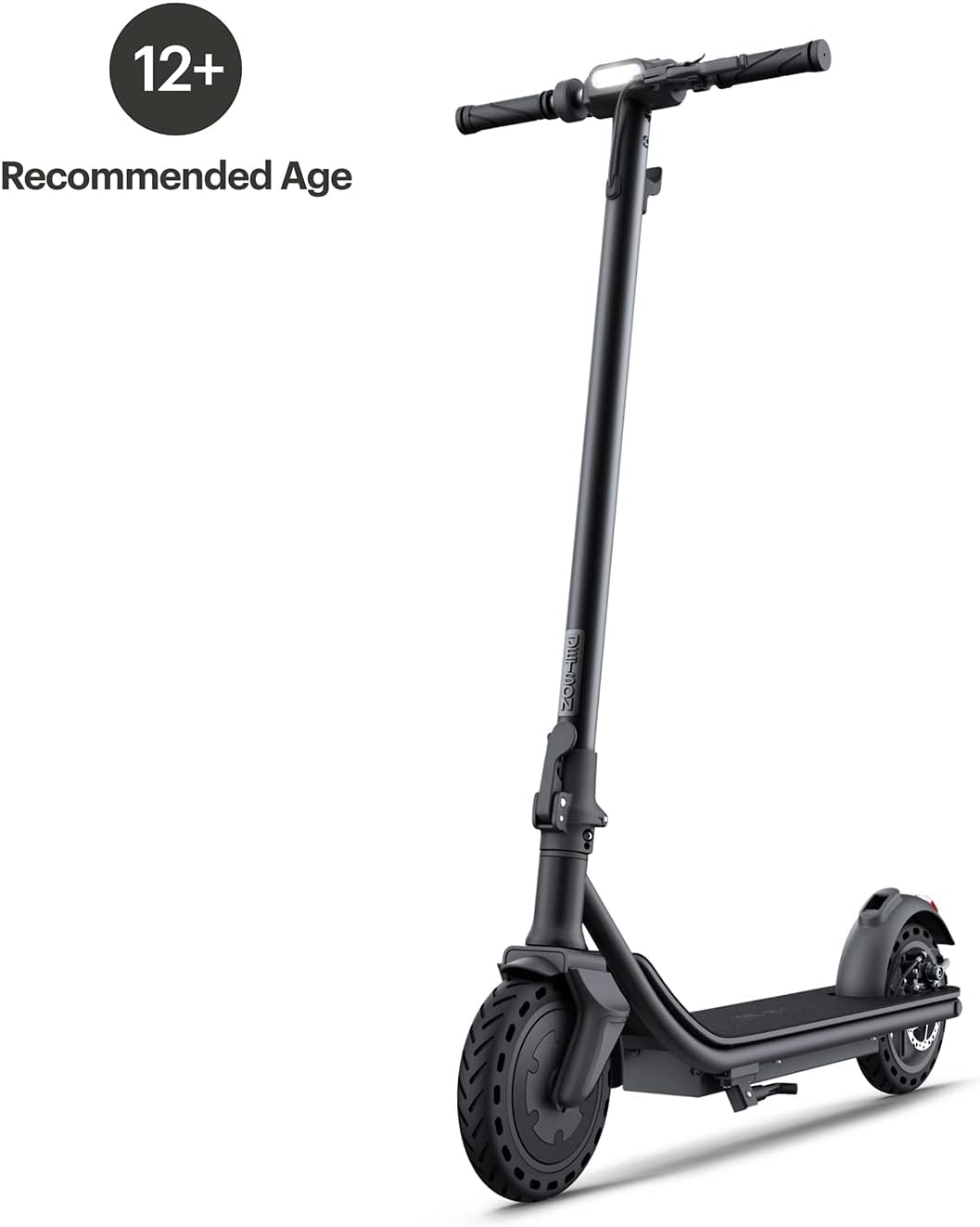 Jetson Racer Electric Scooter, 15 miles per hour, 16 miles Max Range, Twist Throttle, 250-Watt Motor, LCD Display, 3 Speed Modes, Ages 12+, Black, JRACER-BLK