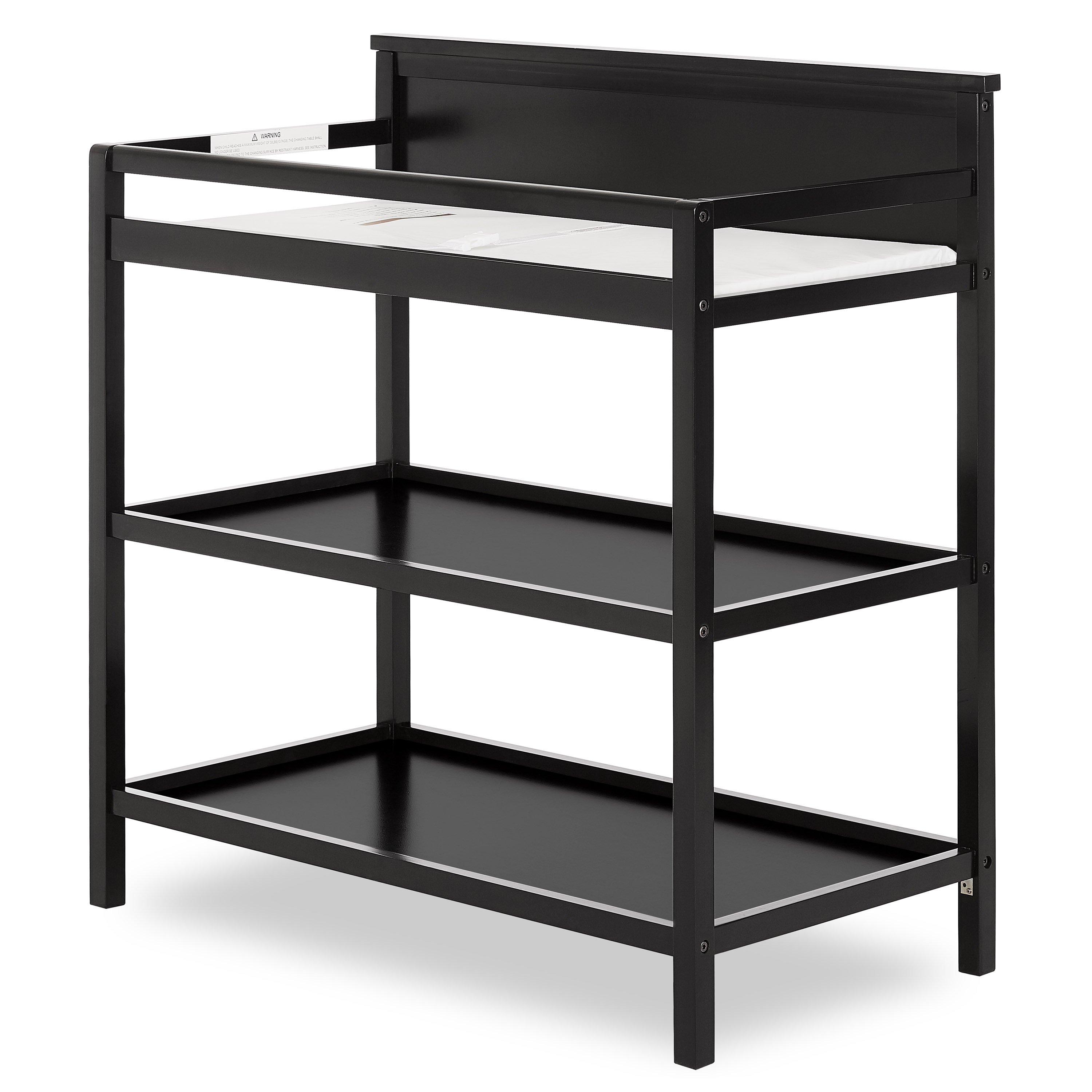 Dream On Me Jax Universal Changing Table, Matte Black