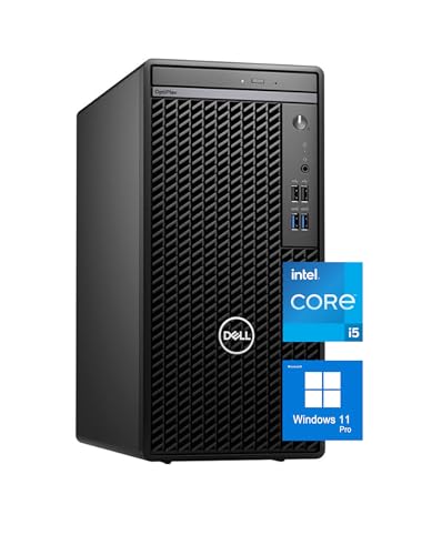Dell Optiplex 7010 Tower Desktop, Intel Core I5-13500 Processor, Tetradeca-core, up to 4.80 GHz, 16GB RAM 512GB SSD, DVDRW, USB3.2, RJ-45, DisplayPort, HDMI, WiFi, Bluetooth, Windows 11 Pro,Black