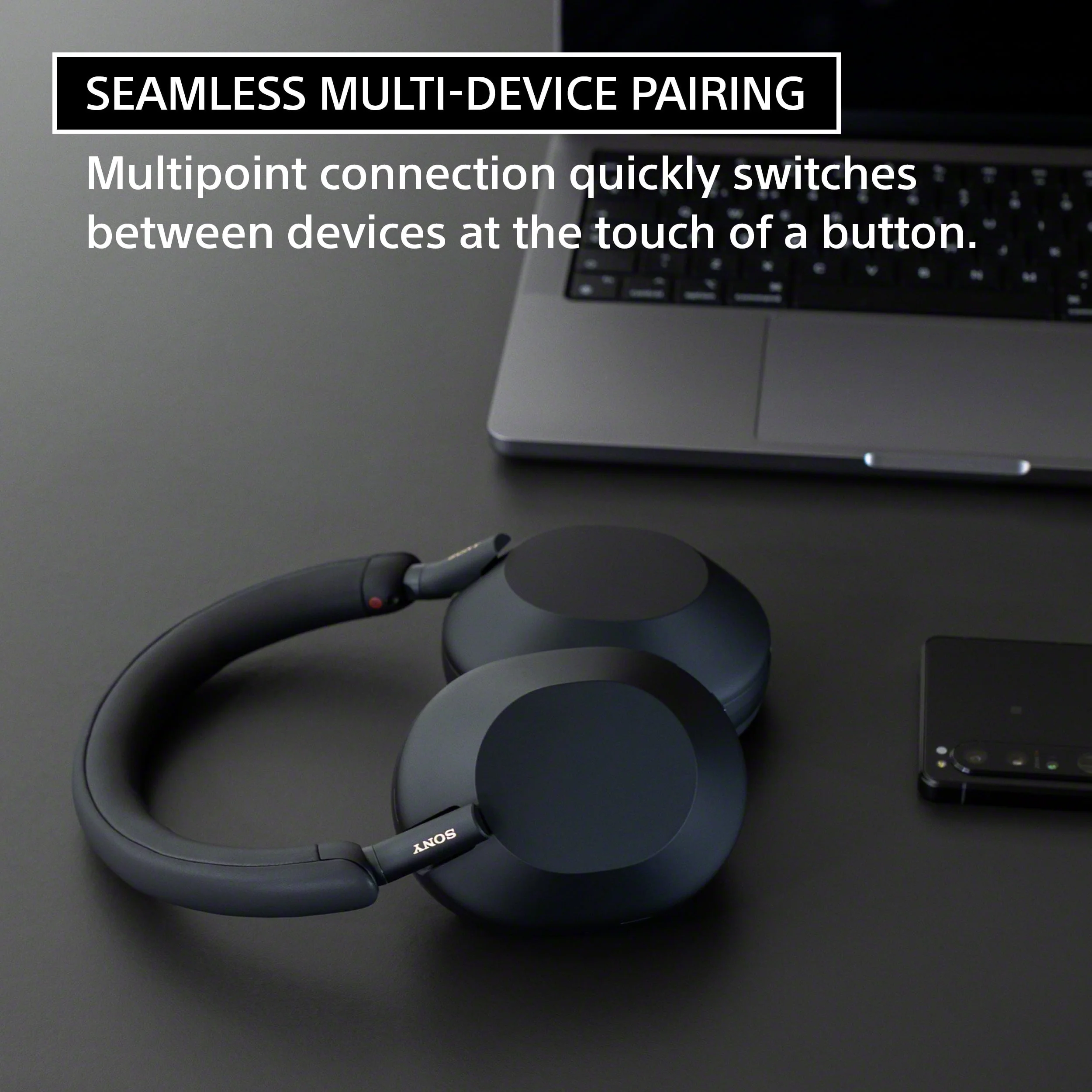 Sony WH-1000XM5 Wireless Industry Leading Noise Canceling Headphones, Black