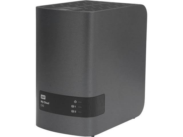 WD My Cloud EX2 WDBVKW0060JCH 2-Bay NAS Server - SATA 6Gb/s - 2 x 3 TB