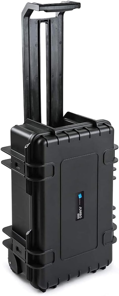 B&W International Jumbo 6600 Outdoor Tool Case with Pocket Tool Boards, Black