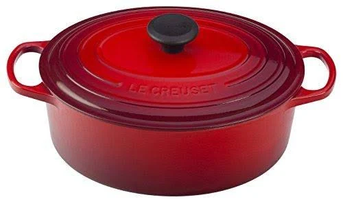 Le Creuset Signature Cast Iron 8-Quart Oyster Oval Dutch Oven