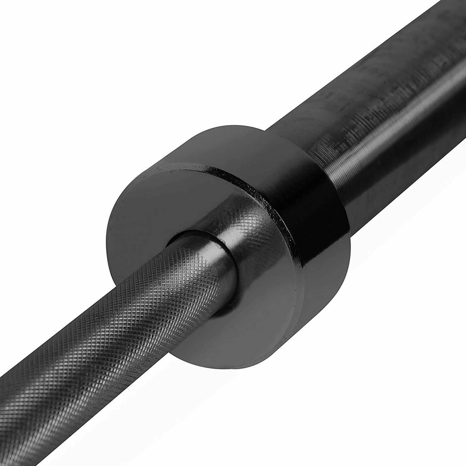 Cap 7& Foot Olympic Weight Lifting Steel Bar Barbell 3 Piece