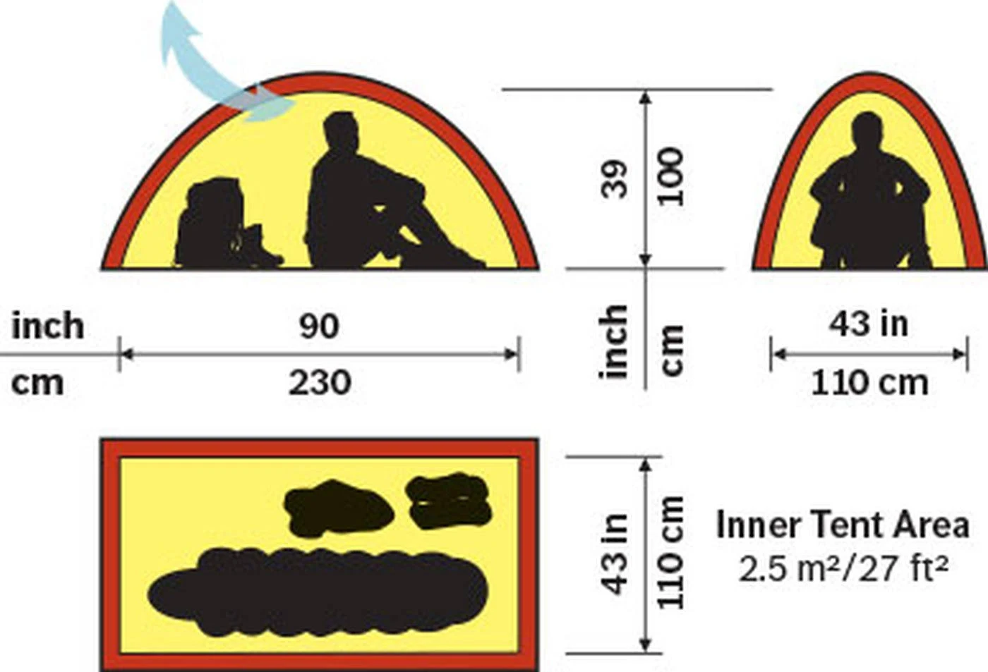Hilleberg Unna 1 Person Tent-Sand